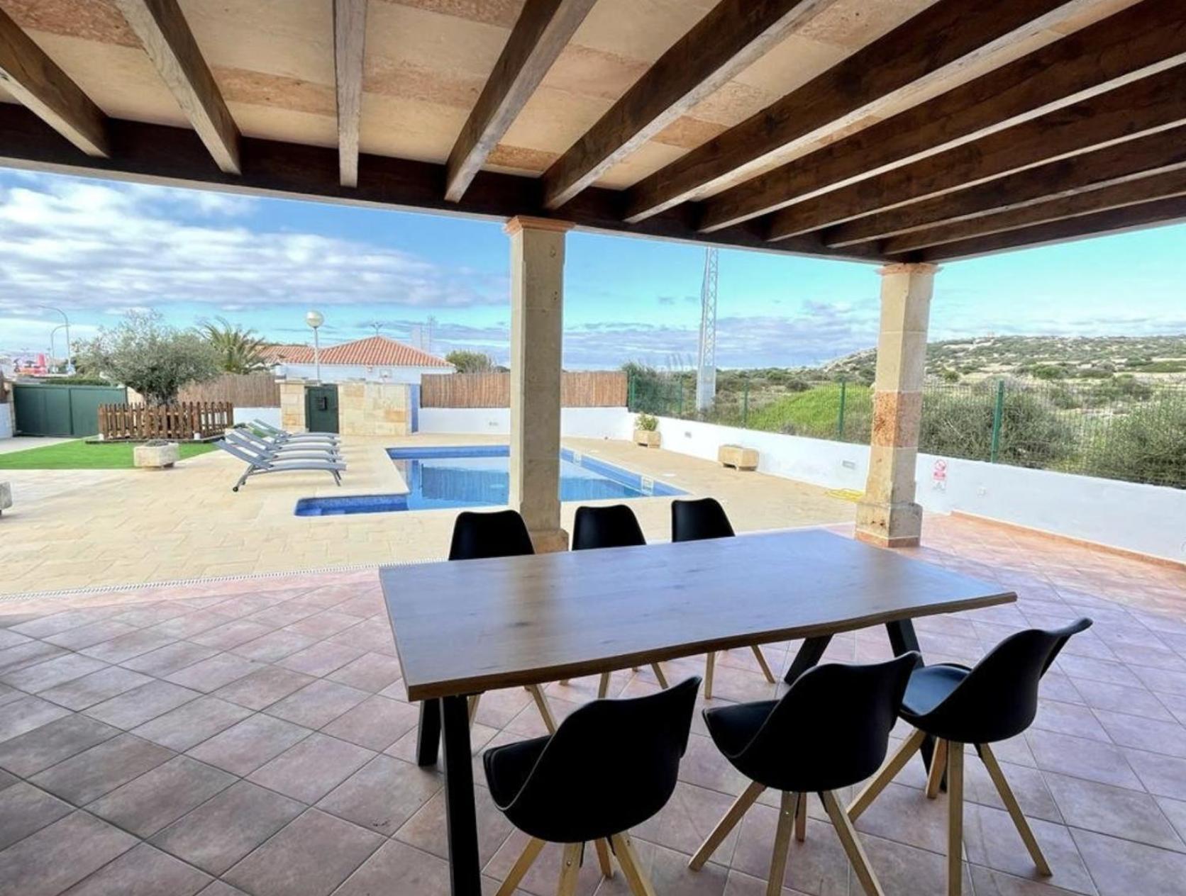 Villa En Blanes Cala'N Blanes  Buitenkant foto